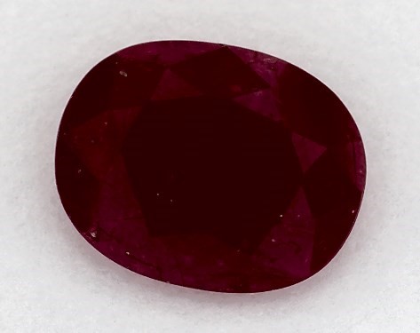  1.20 Carat Ruby   Oval gemstones