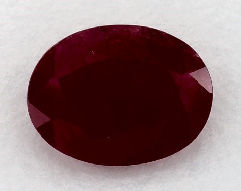  1.23 Carat Ruby   Oval gemstones