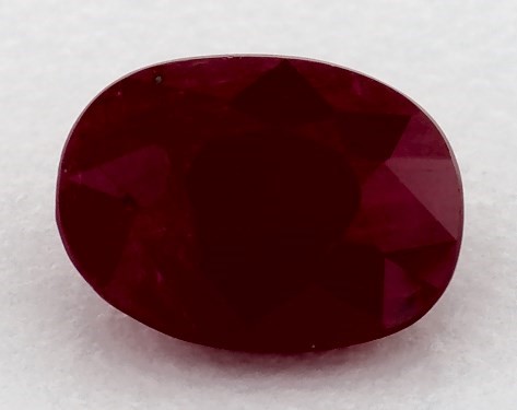  1.27 Carat Ruby   Oval gemstones