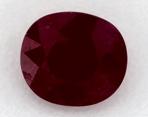  1.28 Carat Ruby   Oval gemstones