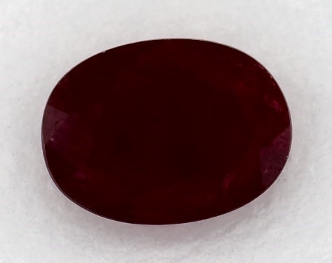  1.28 Carat Ruby   Oval gemstones