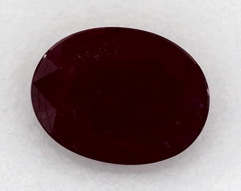  1.28 Carat Ruby   Oval gemstones