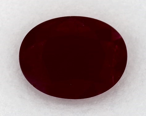  1.28 Carat Ruby   Oval gemstones