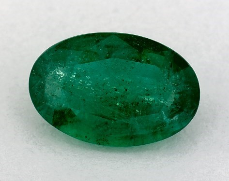  1.18 Carat Green Emerald   Oval gemstones