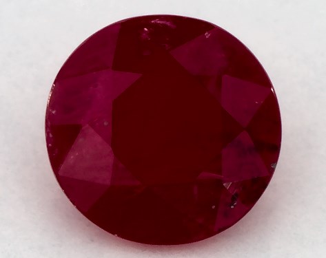  1.00 Carat Ruby   Round gemstones
