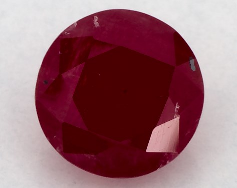  1.29 Carat Ruby   Round gemstones