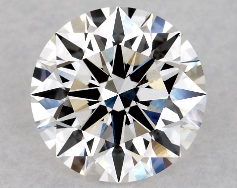 This Lab-Grown diamond 1.19 carat round E color VS1 clarity has Ideal proportions and a diamond grading report from IGI