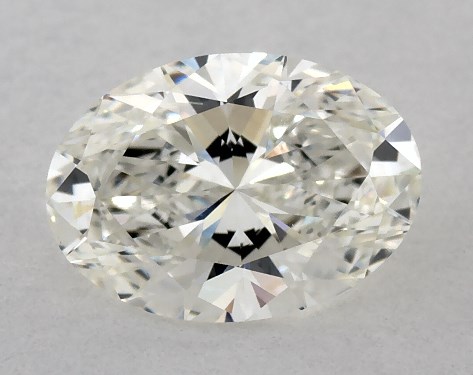 This 1.02 carat oval diamond I color VS1 clarity has Very Good proportions and a diamond grading report from GIA