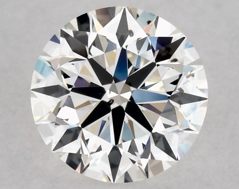 GIA 1.00 Carat H-SI1 Excellent Cut Round Diamond