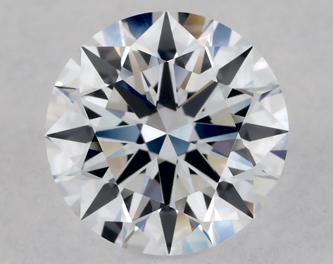 This Lab-Grown diamond 1.04 carat round E color VVS2 clarity has Ideal proportions and a diamond grading report from IGI