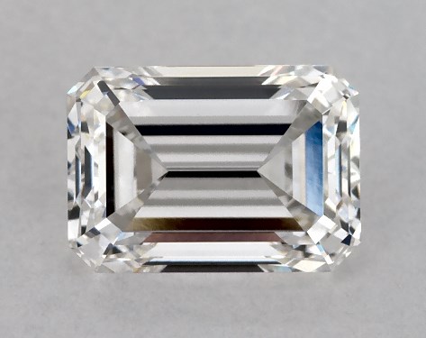 IGI 1.57 Carat F-VVS2 Excellent Cut Emerald Lab-Grown Diamond