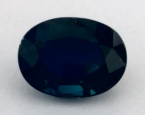 2.35 Carat Oval Natural Blue Sapphire