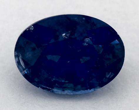  1.47 Carat Blue Sapphire   Oval gemstones