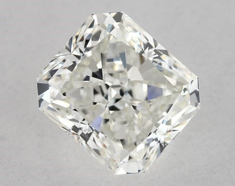 This 1.14 carat radiant diamond J color IF clarity has Ideal proportions and a diamond grading report from GIA