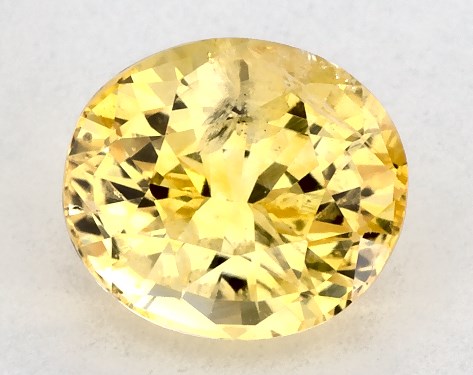  1.04 Carat Yellow Sapphire   Oval gemstones