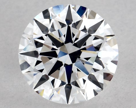 This Lab-Grown diamond 1.36 carat round E color VS1 clarity has Ideal proportions and a diamond grading report from IGI