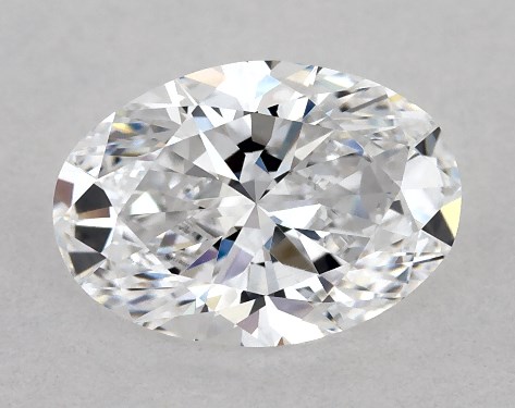 This 0.8 carat oval diamond D color VS1 clarity has Very Good proportions and a diamond grading report from GIA