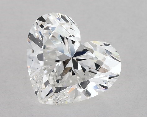 IGI 1.51 Carat F-VS1 Excellent Cut Heart Lab-Grown Diamond