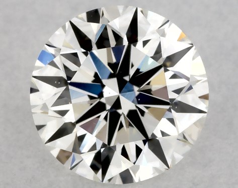 This 0.79 carat round diamond G color VS2 clarity has Excellent proportions and a diamond grading report from GIA