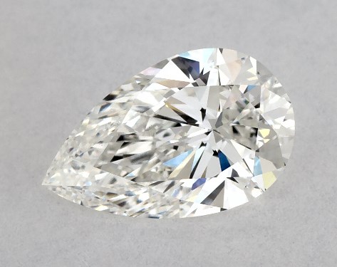 GIA 1.01 Carat G-VS2 Ideal Cut Pear Diamond
