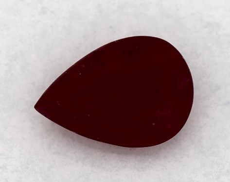  1.10 Carat Ruby   Pear gemstones