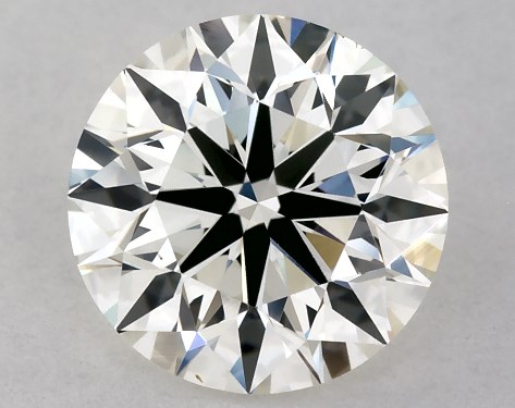 This 0.9 carat round diamond I color VS1 clarity has Excellent proportions and a diamond grading report from IGI