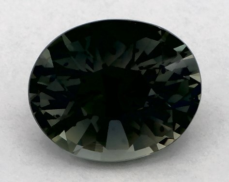  1.13 Carat Green Sapphire   Oval gemstones