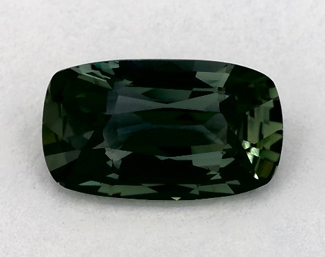  1.01 Carat Green Sapphire   Cushion gemstones