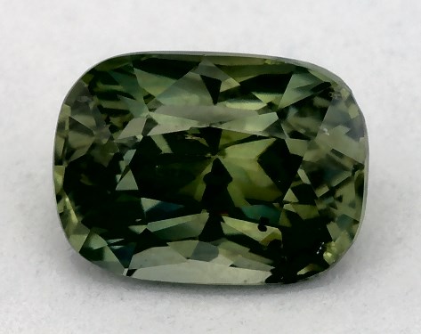  1.03 Carat Green Sapphire   Cushion gemstones