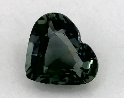  1.05 Carat Green Sapphire   Heart gemstones