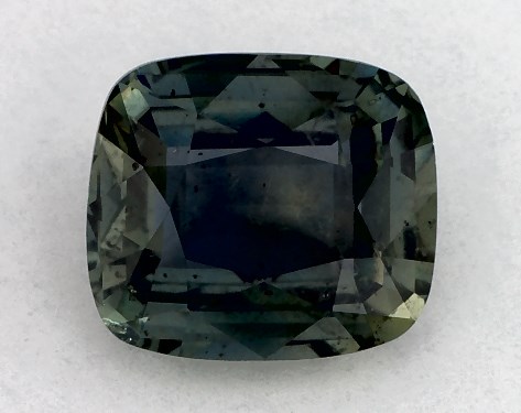  1.44 Carat Green Sapphire   Cushion gemstones