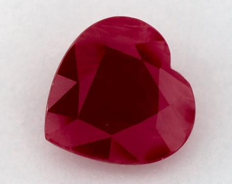 2.33 Carat Heart Natural Ruby