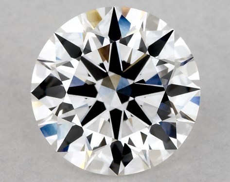 This Lab-Grown diamond 1.12 carat round E color VVS2 clarity has Ideal proportions and a diamond grading report from IGI