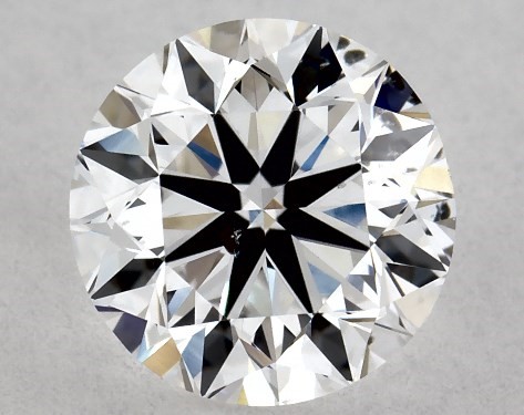 GIA 1.00 Carat E-SI2 Very Good Cut Round Diamond