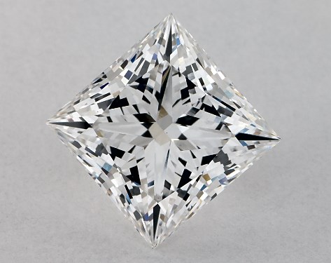 Lab-Grown 4.36 Carat F-VVS2 Princess Cut Diamond-22365997