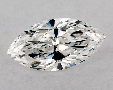 This 2.03 carat marquise diamond F color SI1 clarity has Very Good proportions and a diamond grading report from GIA