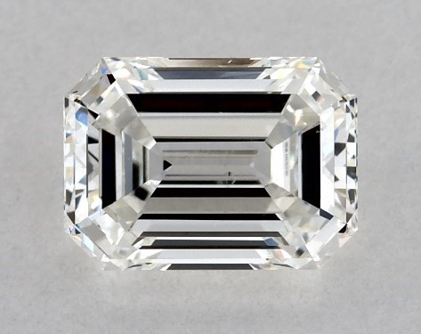 GIA 1.01 Carat G-SI1 Very Good Cut Emerald Diamond