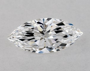 GIA 0.50 Carat D-VVS1 Very Good Cut Marquise Diamond