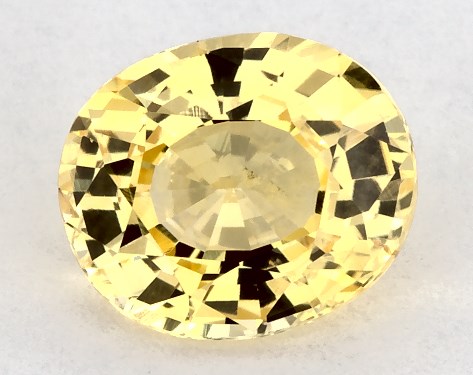  1.08 Carat Yellow Sapphire   Oval gemstones