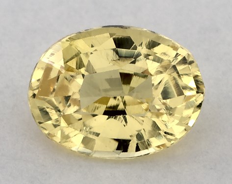  1.22 Carat Yellow Sapphire   Oval gemstones