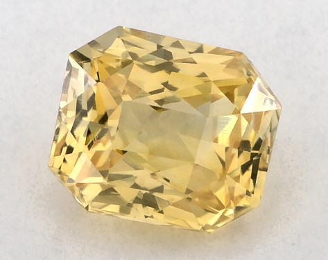  1.34 Carat Yellow Sapphire   Radiant gemstones