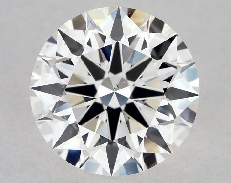 GIA 1.01 Carat G-SI1 True Hearts&lt;sup&gt;TM&lt;/sup&gt; Cut Round Diamond