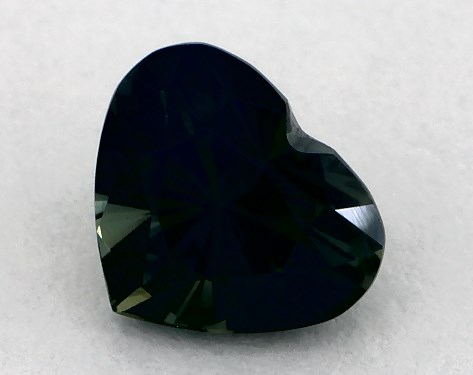  1.12 Carat Green Sapphire   Heart gemstones