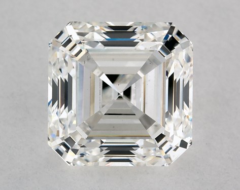 IGI 2.50 Carat F-VS1 Excellent Cut Asscher Lab-Grown Diamond