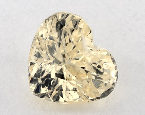  1.07 Carat Yellow Sapphire   Heart gemstones