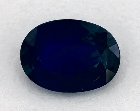  1.23 Carat Blue Sapphire   Oval gemstones