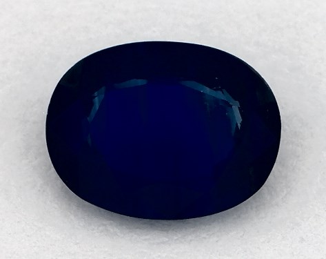  1.26 Carat Blue Sapphire   Oval gemstones