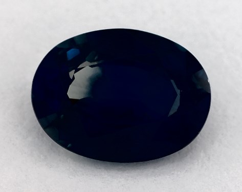  1.27 Carat Blue Sapphire   Oval gemstones