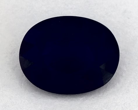  1.22 Carat Blue Sapphire   Oval gemstones