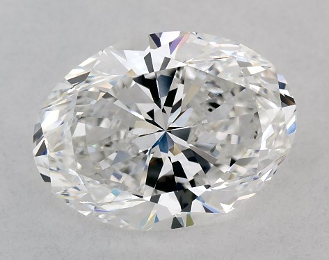 This 2.71 carat oval diamond E color VS2 clarity has Very Good proportions and a diamond grading report from GIA